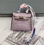 Small Retro Stone Pattern Square Bag for Women