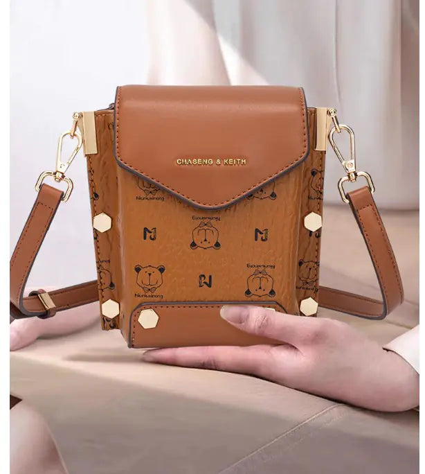 Spring 2019 Crocodile Pattern Crossbody Bag for Women