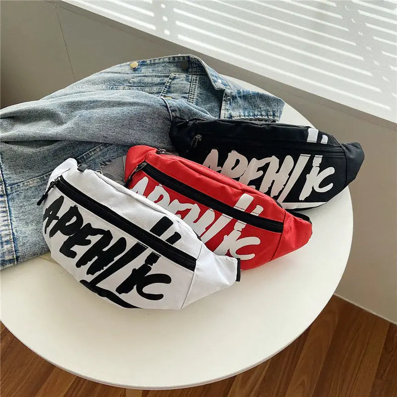 Trendy Large-Capacity Sports Waist Bag for All Ages