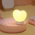 Heart Shaped USB LED Night Light for Reading and Bedside
