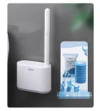 Disposable Toilet Brush with Cleaning Liquid (One Set)