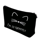 Adorable Water-Resistant Cosmetic Bag for Women