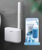 Disposable Toilet Brush with Cleaning Liquid (One Set)