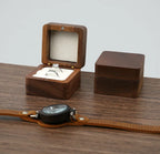 Portable Wooden Ring Storage Box