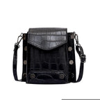 Spring 2019 Crocodile Pattern Crossbody Bag for Women