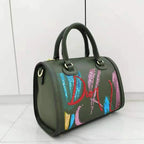 Fashionable Portable Sequin Embroidered Messenger Bag