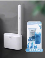 Disposable Toilet Brush with Cleaning Liquid (One Set)