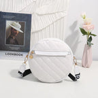 Women's Simple Solid Color Crossbody Shoulder Bag