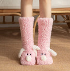 Women’s Plush Dog Socks
